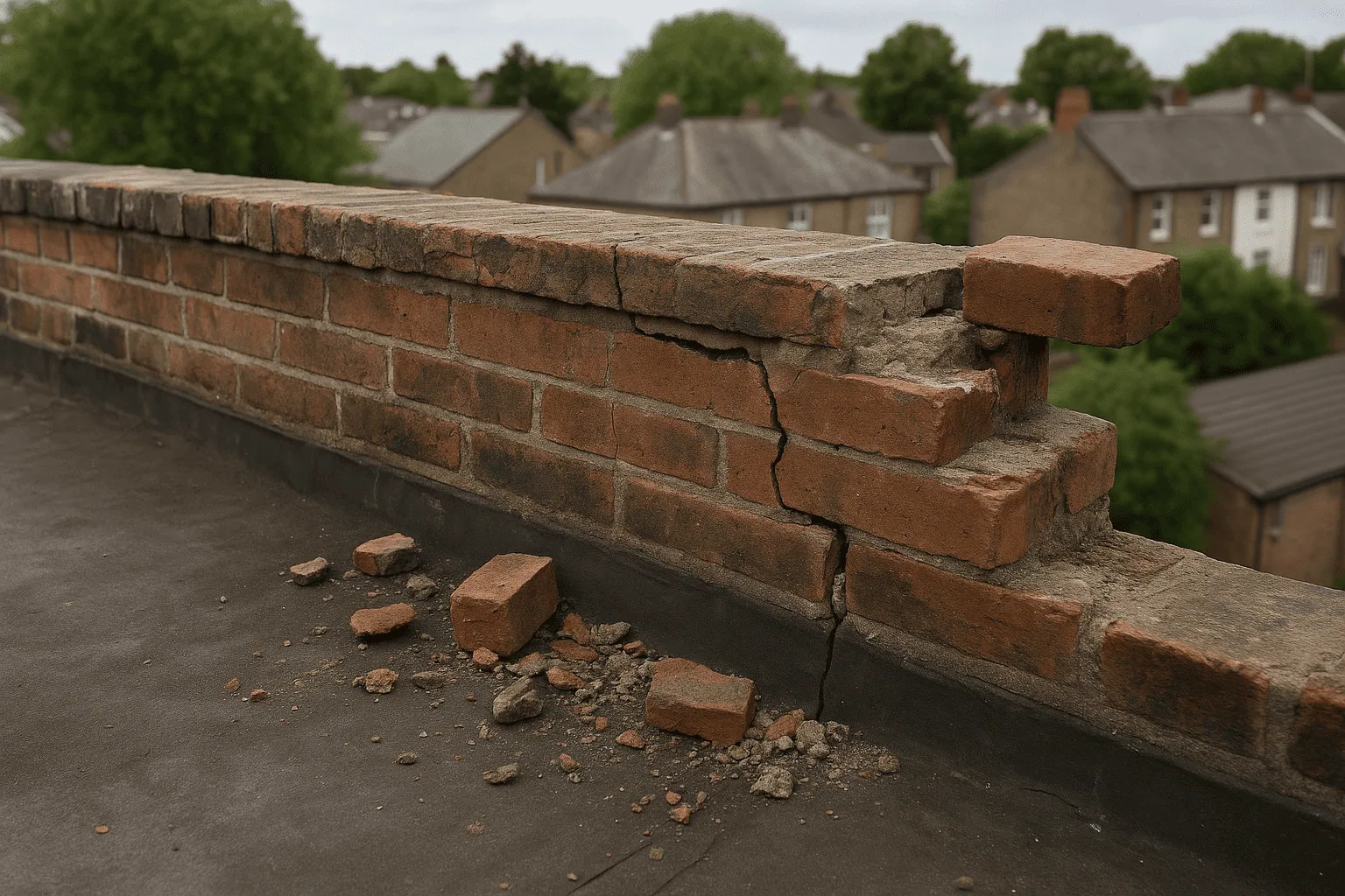 Commercial Roof Flashing Failure Repair in Plano, TX