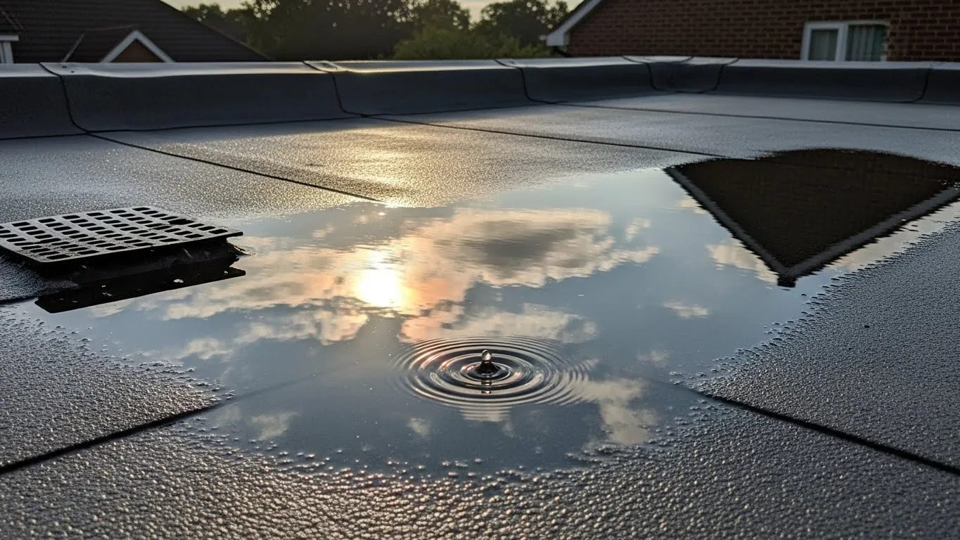 Commercial Ponding Water Roof Repair in Plano, TX