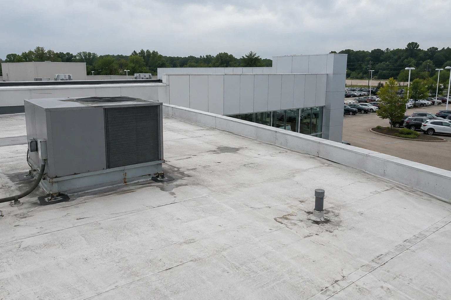 Auto Dealership Roofing in Plano, TX Auto Dealership Roofing in Plano, TX